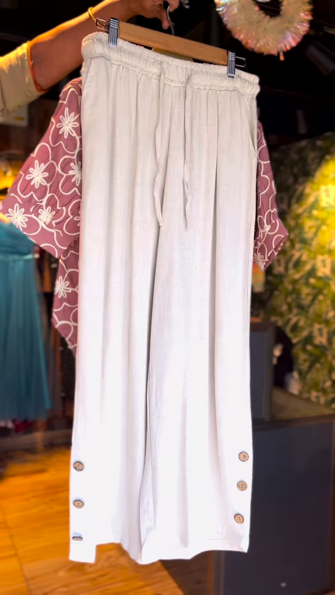 🌸 Mauve Blossom Floral High-Low Co-Ord Set (2-Piece) - Image 2