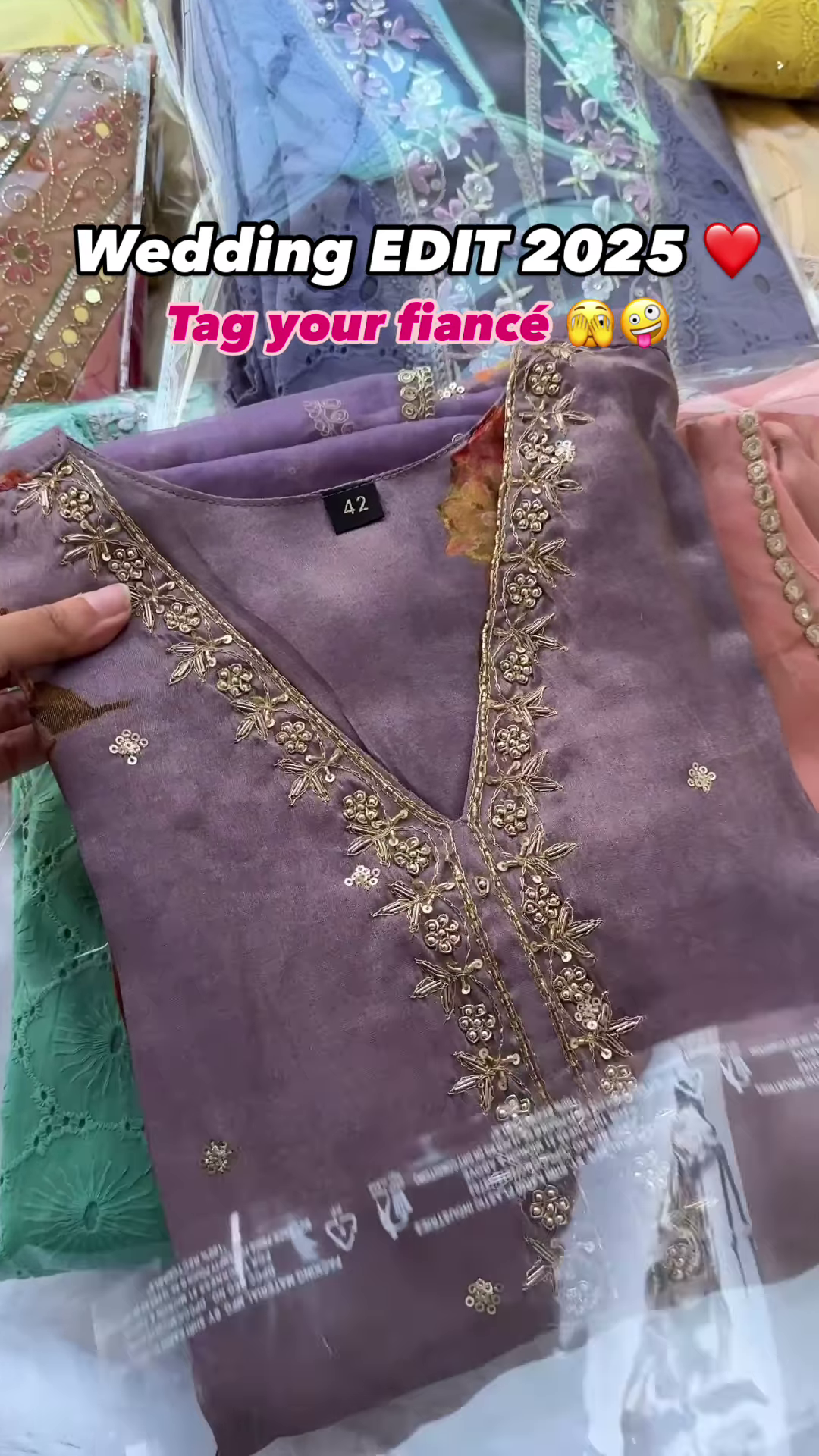 Wedding Edit 2025: Blush Pink Embellished Kurta - Image 6