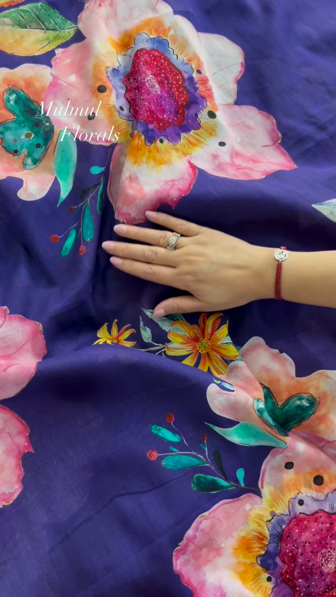 Mulmul Floral Print Unstitched Suit Set Collection