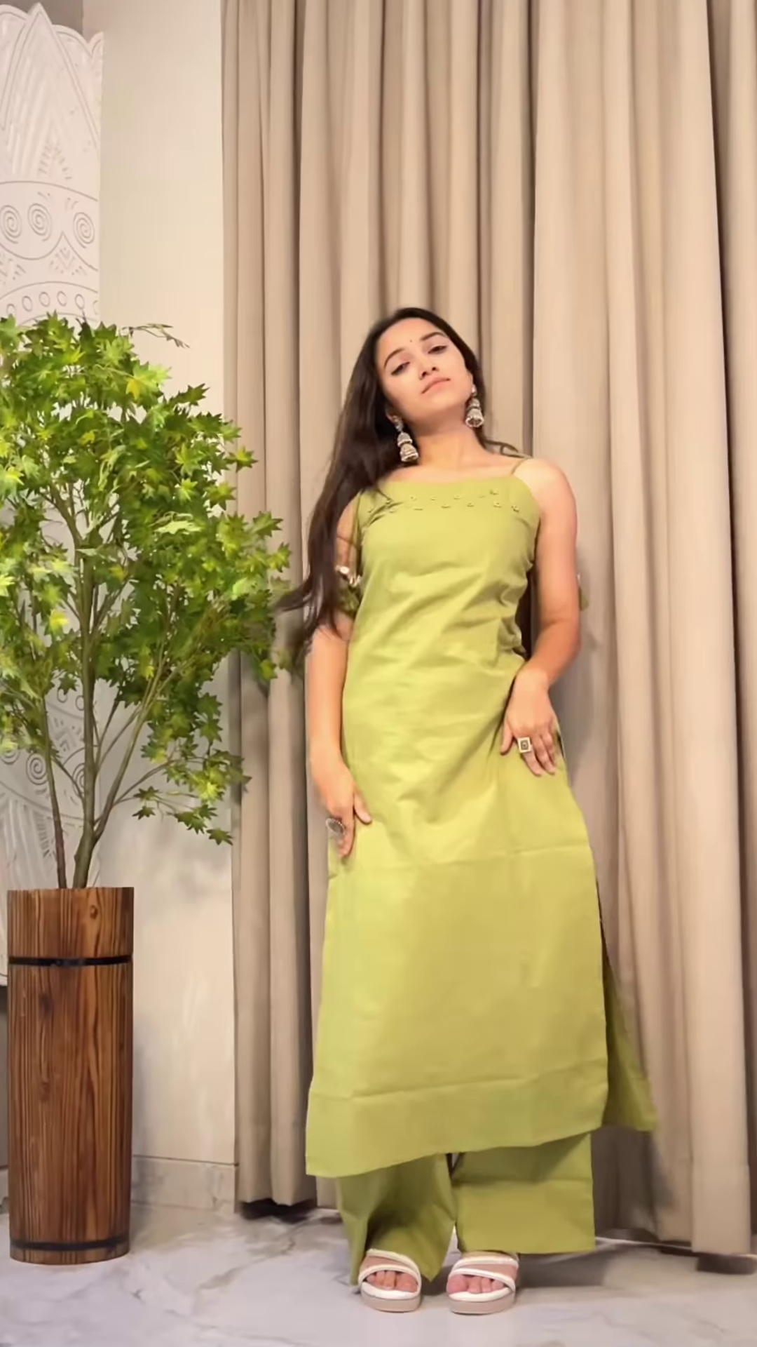 Women’s Teal Sleeveless Kurta Pant Set with Tassel Straps – Elegant Indo-Western Ethnic Ensemble - Image 8